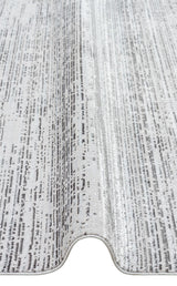 SATEEN ST 101 D.GREY XW  Hav Toz Vermez Yıkanabilir Kaymaz İnce Dokuma Modern Halı