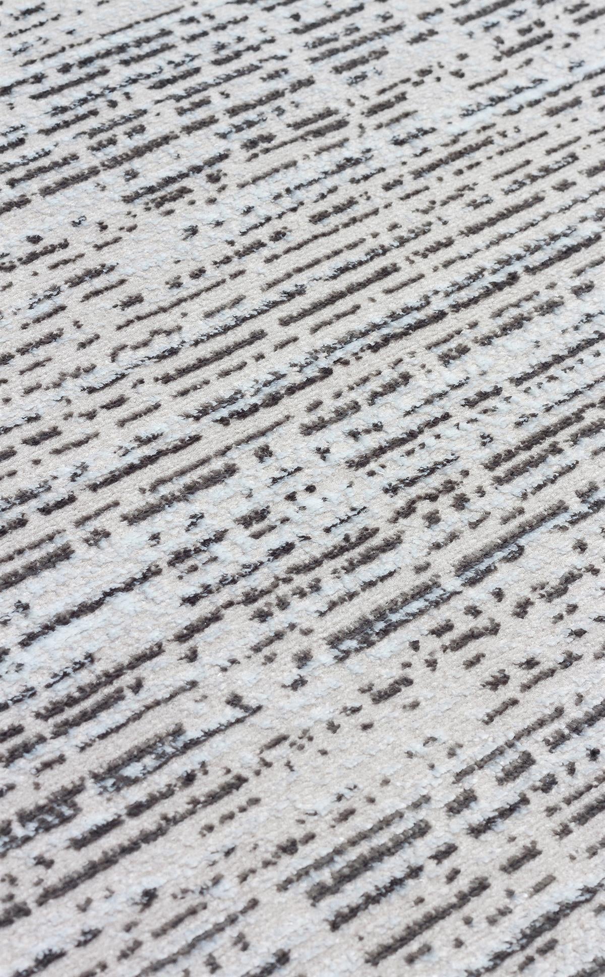 SATEEN ST 101 D.GREY XW  Hav Toz Vermez Yıkanabilir Kaymaz İnce Dokuma Modern Halı