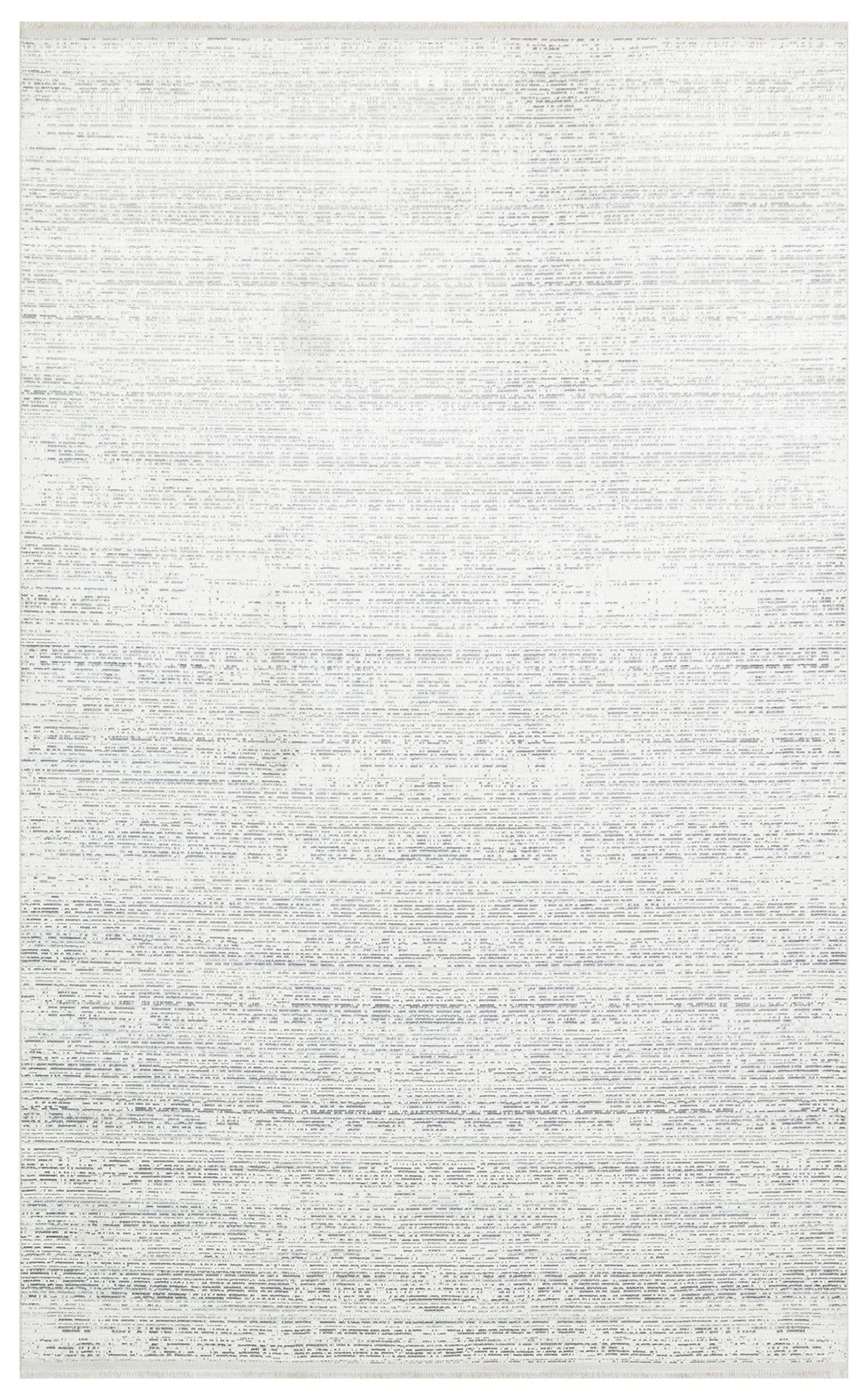 SATEEN ST 101 L.GREY XW  Hav Toz Vermez Yıkanabilir Kaymaz İnce Dokuma Modern Halı