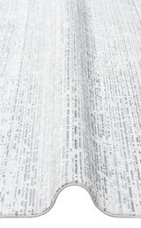 SATEEN ST 101 L.GREY XW  Hav Toz Vermez Yıkanabilir Kaymaz İnce Dokuma Modern Halı