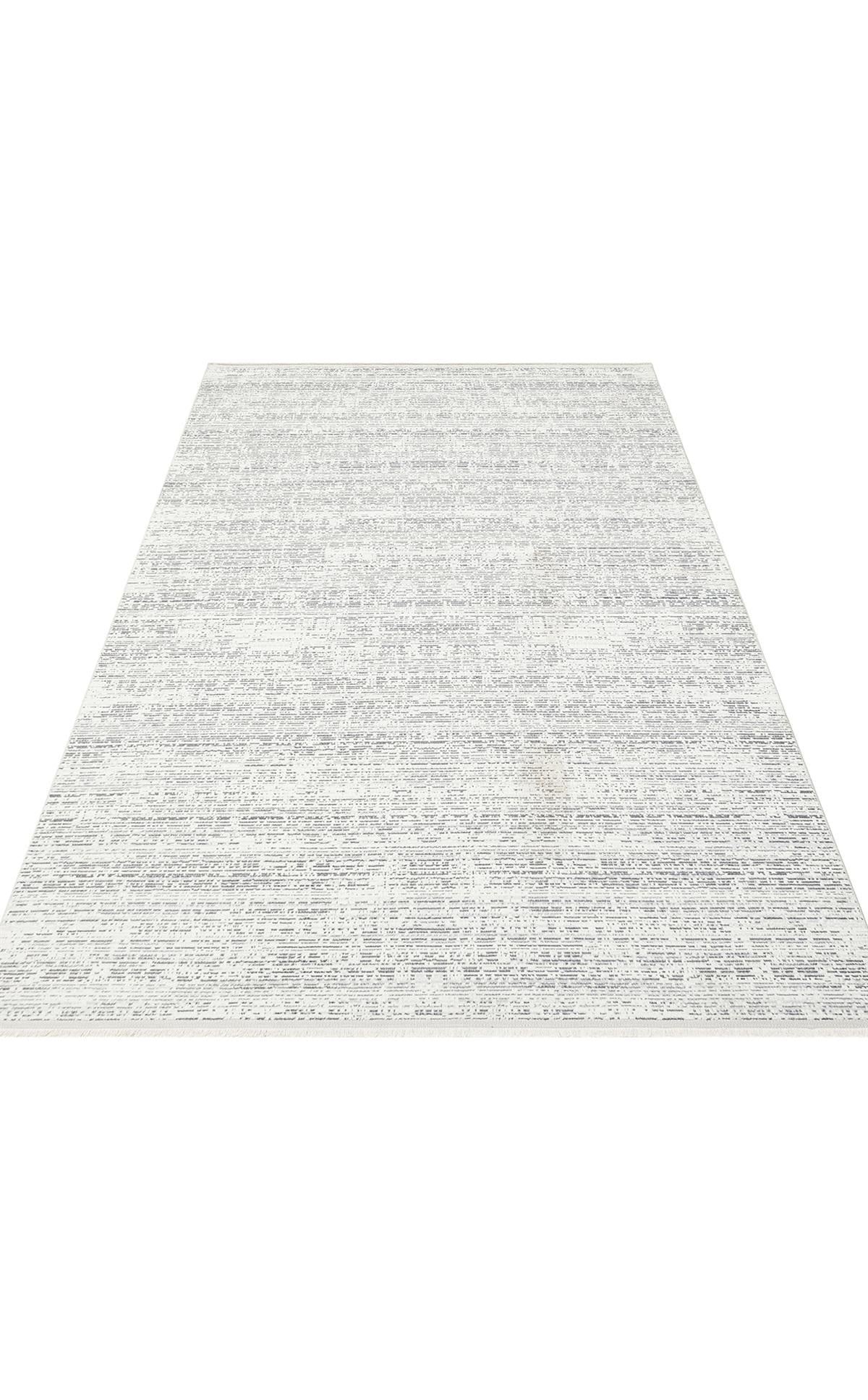 SATEEN ST 101 L.GREY XW  Hav Toz Vermez Yıkanabilir Kaymaz İnce Dokuma Modern Halı