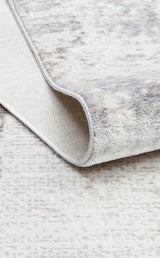 SATEEN ST 106 CREAM BEIGE  Yıkanabilir Kaymaz Tabanlı Hav Vermez Sık Dokuma Modern Halı