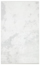 SATEEN ST 108 CREAM GREY  Yıkanabilir Kaymaz Tabanlı Hav Vermez Sık Dokuma Modern Halı