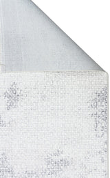 SATEEN ST 108 CREAM GREY  Yıkanabilir Kaymaz Tabanlı Hav Vermez Sık Dokuma Modern Halı