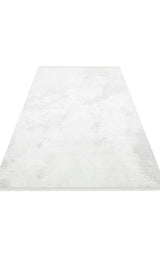 SATEEN ST 108 CREAM GREY  Yıkanabilir Kaymaz Tabanlı Hav Vermez Sık Dokuma Modern Halı