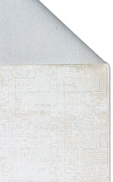 SATEEN ST 109 CREAM BEIGE  Yıkanabilir Kaymaz Tabanlı Hav Vermez Sık Dokuma Modern Halı