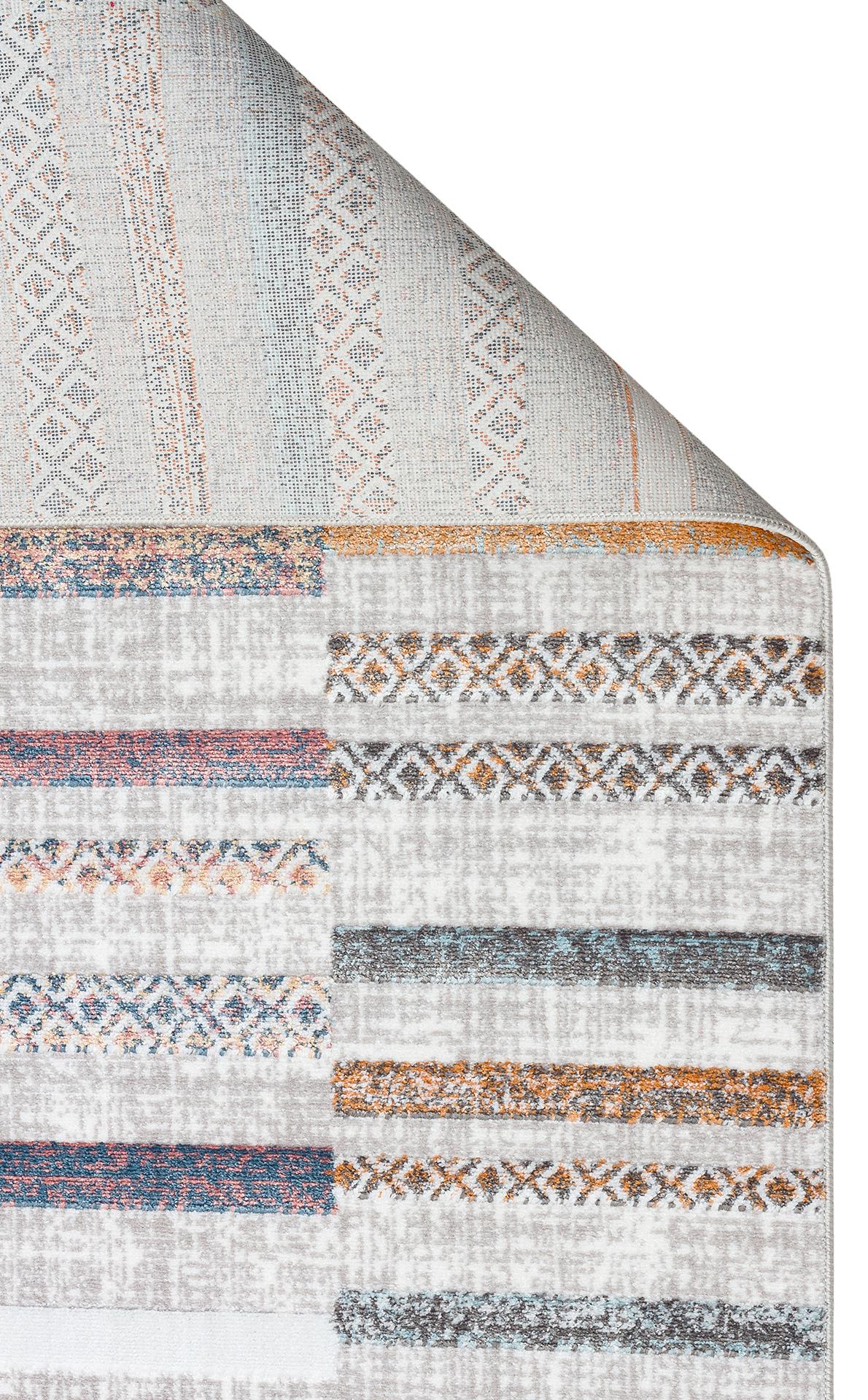 SATEEN ST 110 MULTY XW   Yıkanabilir Kaymaz Tabanlı Hav Vermez Sık Dokuma Modern Halı