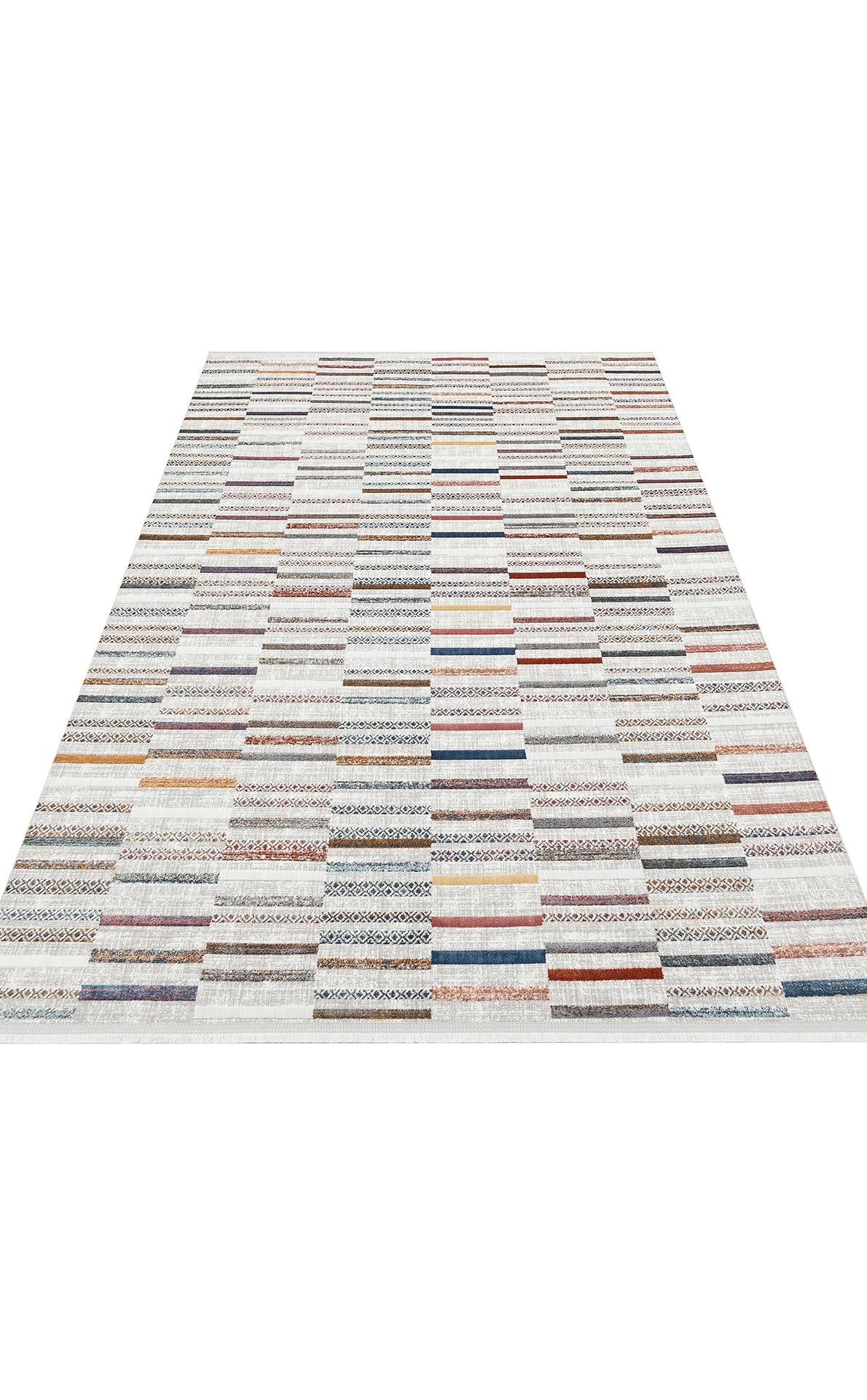 SATEEN ST 110 MULTY XW   Yıkanabilir Kaymaz Tabanlı Hav Vermez Sık Dokuma Modern Halı
