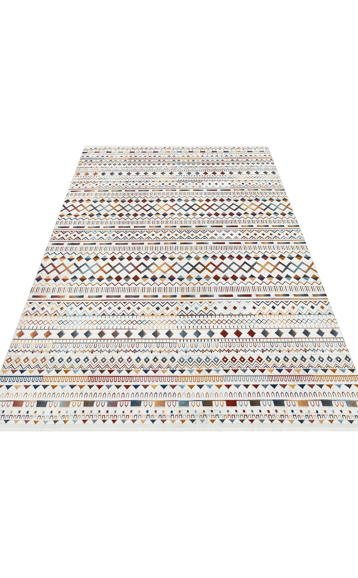 SATEEN ST 111 MULTY XW  Yıkanabilir Kaymaz Tabanlı Hav Vermez Sık Dokuma Modern Halı