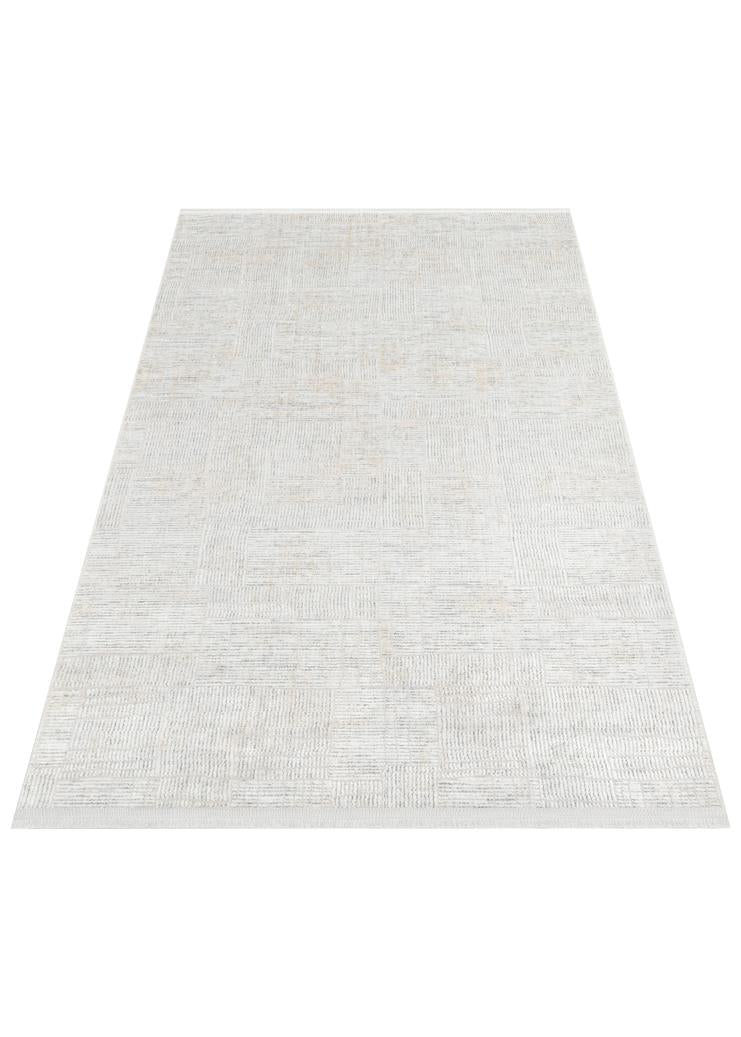 SATEEN ST 23 GREY XW  Hav Toz Vermez Yıkanabilir Kaymaz İnce Dokuma Modern Halı