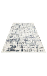 SATEEN LUX ST 904 CREAM BLUE  Hav Toz Vermez Modern Halı