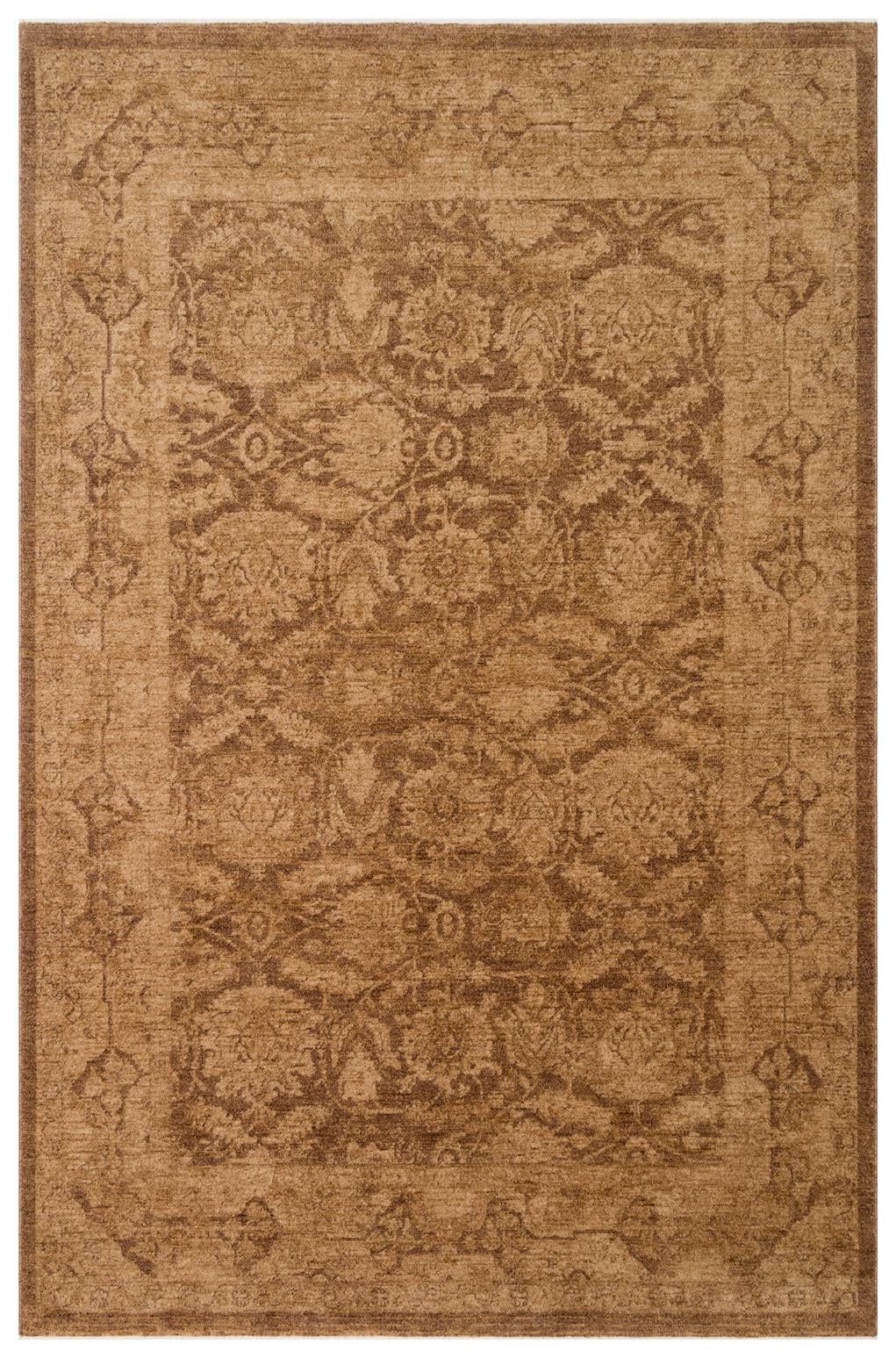 SHIRAZ SHR 01 BEIGE  Vintage Eskitme Desenli Modern Yumuşak Dokulu Makine Halısı