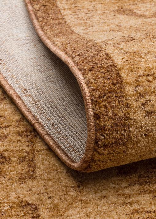 SHIRAZ SHR 01 BEIGE  Vintage Eskitme Desenli Modern Yumuşak Dokulu Makine Halısı