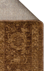 SHIRAZ SHR 03 BEIGE Vintage Eskitme Desenli Modern Yumuşak Dokulu Makine Halısı