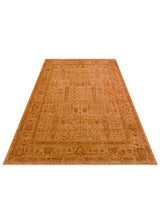 SHIRAZ SHR 03 TERRA  Vintage Eskitme Desenli Modern Yumuşak Dokulu Makine Halısı