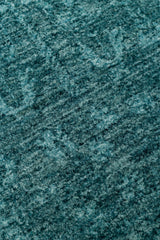 SHIRAZ SHR 03 TURQUOISE  Vintage Eskitme Desenli Modern Yumuşak Dokulu Makine Halısı
