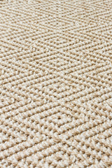 SOHO SH 01 BEIGE  Hav Toz Vermez Hasır Dokuma Modern Makine Halısı