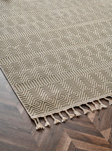 SOHO SH 01 BEIGE  Hav Toz Vermez Hasır Dokuma Modern Makine Halısı