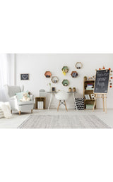 SOHO SH 01 GREY  Hav Toz Vermez Hasır Dokuma Modern Makine Halısı