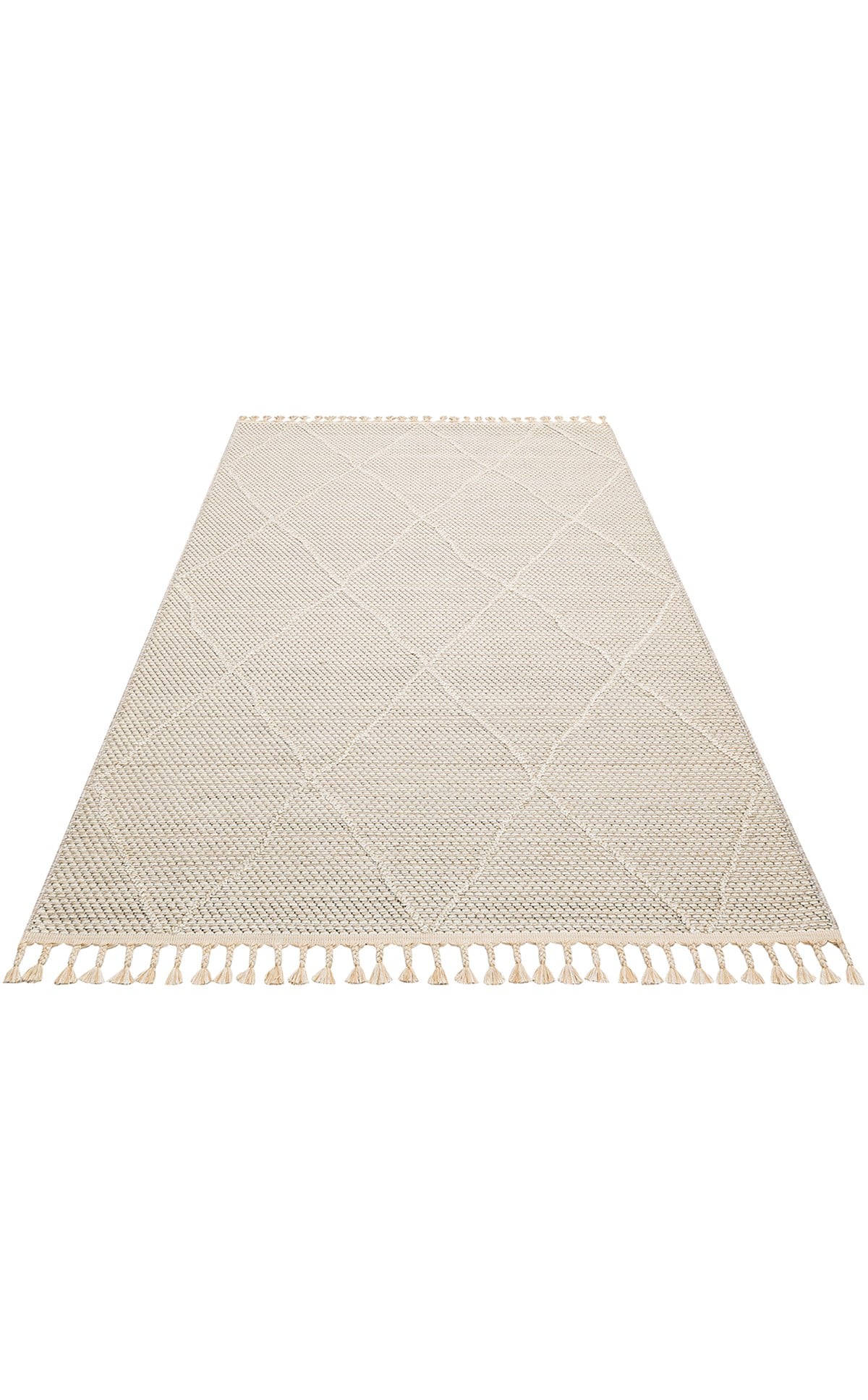 SOHO SH 02 BEIGE  Hav Toz Vermez Hasır Dokuma Modern Makine Halısı