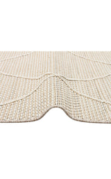 SOHO SH 02 BEIGE  Hav Toz Vermez Hasır Dokuma Modern Makine Halısı