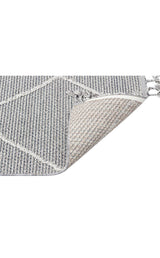 SOHO SH 02 GREY  Hav Toz Vermez Hasır Dokuma Modern Makine Halısı