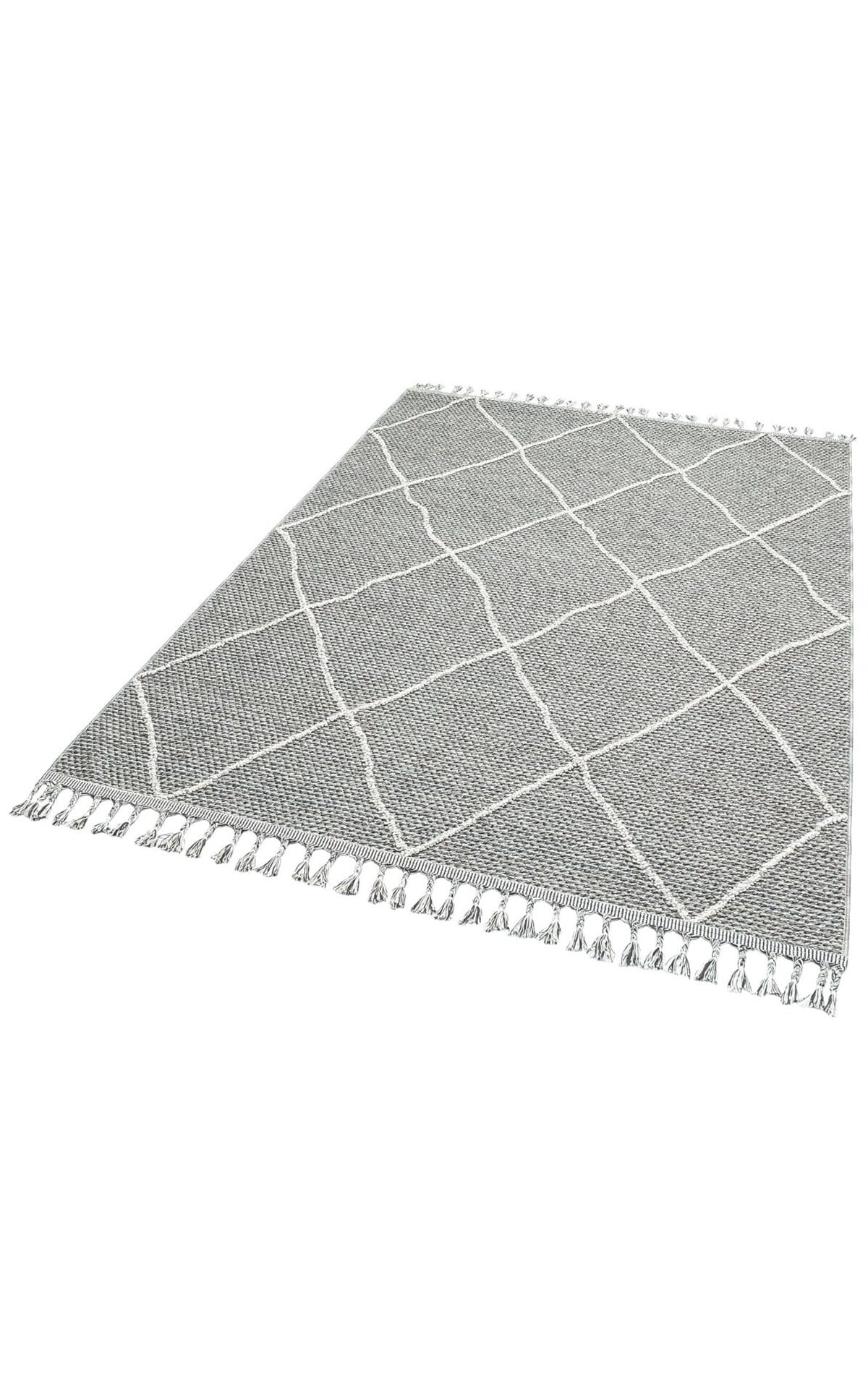 SOHO SH 02 GREY  Hav Toz Vermez Hasır Dokuma Modern Makine Halısı