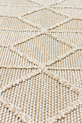 SOHO SH 03 BEIGE  Hav Toz Vermez Hasır Dokuma Modern Makine Halısı