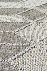 SOHO SH 03 GREY  Hav Toz Vermez Hasır Dokuma Modern Makine Halısı