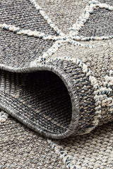 SOHO SH 03 GREY  Hav Toz Vermez Hasır Dokuma Modern Makine Halısı