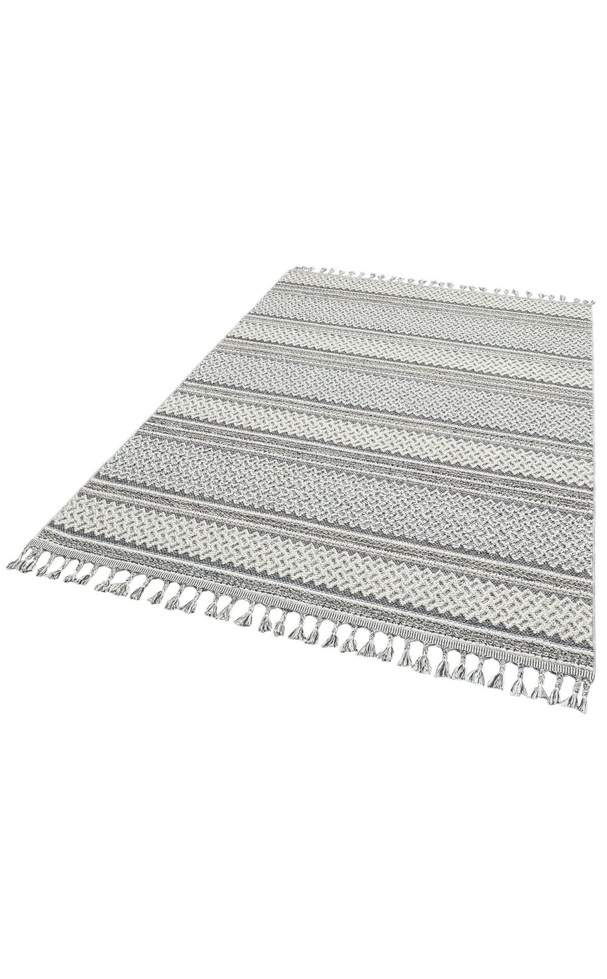 SOHO SH 05 IVORY GREY  Hav Toz Vermez Hasır Dokuma Modern Makine Halısı