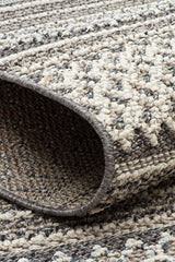 SOHO SH 05 IVORY GREY  Hav Toz Vermez Hasır Dokuma Modern Makine Halısı