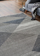 SOHO SH 08 GREY MULTY  Hav Toz Vermez Hasır Dokuma Modern Makine Halısı
