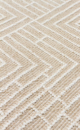 SOHO SH 12 BEIGE  Hav Toz Vermez Hasır Dokuma Modern Makine Halısı