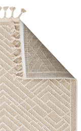 SOHO SH 12 BEIGE  Hav Toz Vermez Hasır Dokuma Modern Makine Halısı