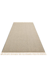 SOHO SH 17 BEIGE IVORY  Hav Toz Vermez Hasır Dokuma Modern Makine Halısı