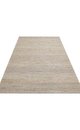 SOUMAK SMK PLAIN GREY  Soumak Örgülü Naturel Kendir Halı