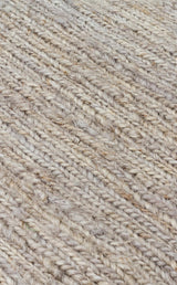 SOUMAK SMK PLAIN GREY  Soumak Örgülü Naturel Kendir Halı