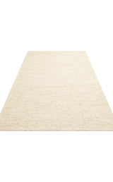 SOUMAK SMK PLAIN IVORY  Soumak Örgülü Naturel Kendir Halı