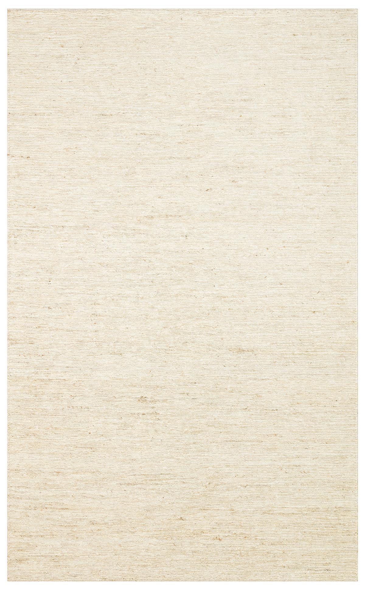 SOUMAK SMK PLAIN IVORY  Soumak Örgülü Naturel Kendir Halı