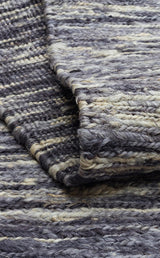 SOUMAK SMK PLAIN MARINE MULTY  Soumak Örgülü Naturel Kendir Halı