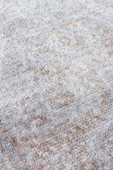 TAFTAN TF 03 D.GREY BRONZE  Pakistan Overdyed Tarzı Özel Hav Vermeyen ve El Emeği ile Özel Tezgahlarda Üretilen Uşak Halısı