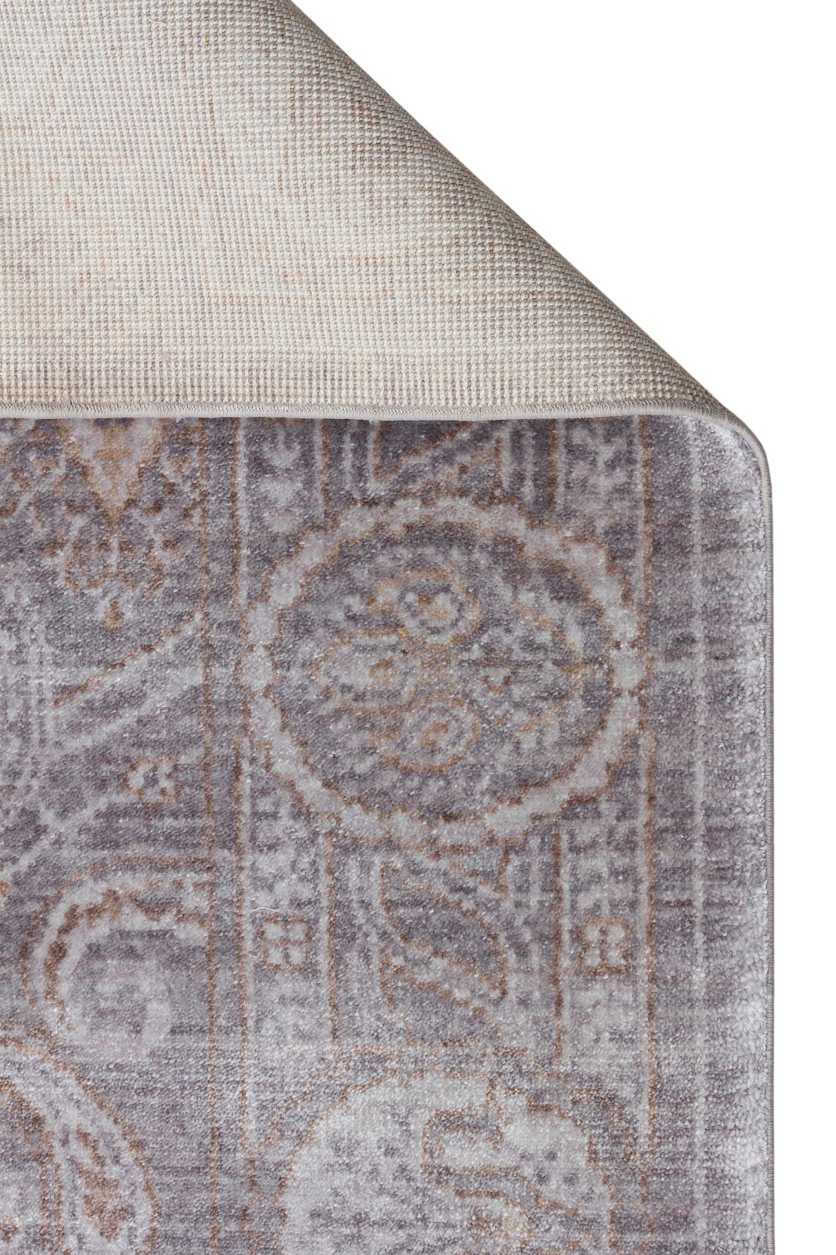 TAFTAN TF 03 D.GREY BRONZE  Pakistan Overdyed Tarzı Özel Hav Vermeyen ve El Emeği ile Özel Tezgahlarda Üretilen Uşak Halısı
