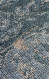 TAFTAN TF 06 SKY VIZON  Pakistan Overdyed Tarzı Özel Hav Vermeyen ve El Emeği ile Özel Tezgahlarda Üretilen Uşak Halısı