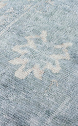 TAFTAN TF 06 SKY VIZON  Pakistan Overdyed Tarzı Özel Hav Vermeyen ve El Emeği ile Özel Tezgahlarda Üretilen Uşak Halısı