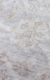 TAFTAN TF 07 D. GREY ANTRASIT  Pakistan Overdyed Tarzı Özel Hav Vermeyen ve El Emeği ile Özel Tezgahlarda Üretilen Uşak Halısı