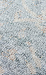 TAFTAN TF 07 SKY VIZON  Pakistan Overdyed Tarzı Özel Hav Vermeyen ve El Emeği ile Özel Tezgahlarda Üretilen Uşak Halısı
