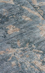 TAFTAN TF 07 SKY VIZON  Pakistan Overdyed Tarzı Özel Hav Vermeyen ve El Emeği ile Özel Tezgahlarda Üretilen Uşak Halısı