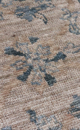 TAFTAN TF 07 VIZON SKY  Pakistan Overdyed Tarzı Özel Hav Vermeyen ve El Emeği ile Özel Tezgahlarda Üretilen Uşak Halısı