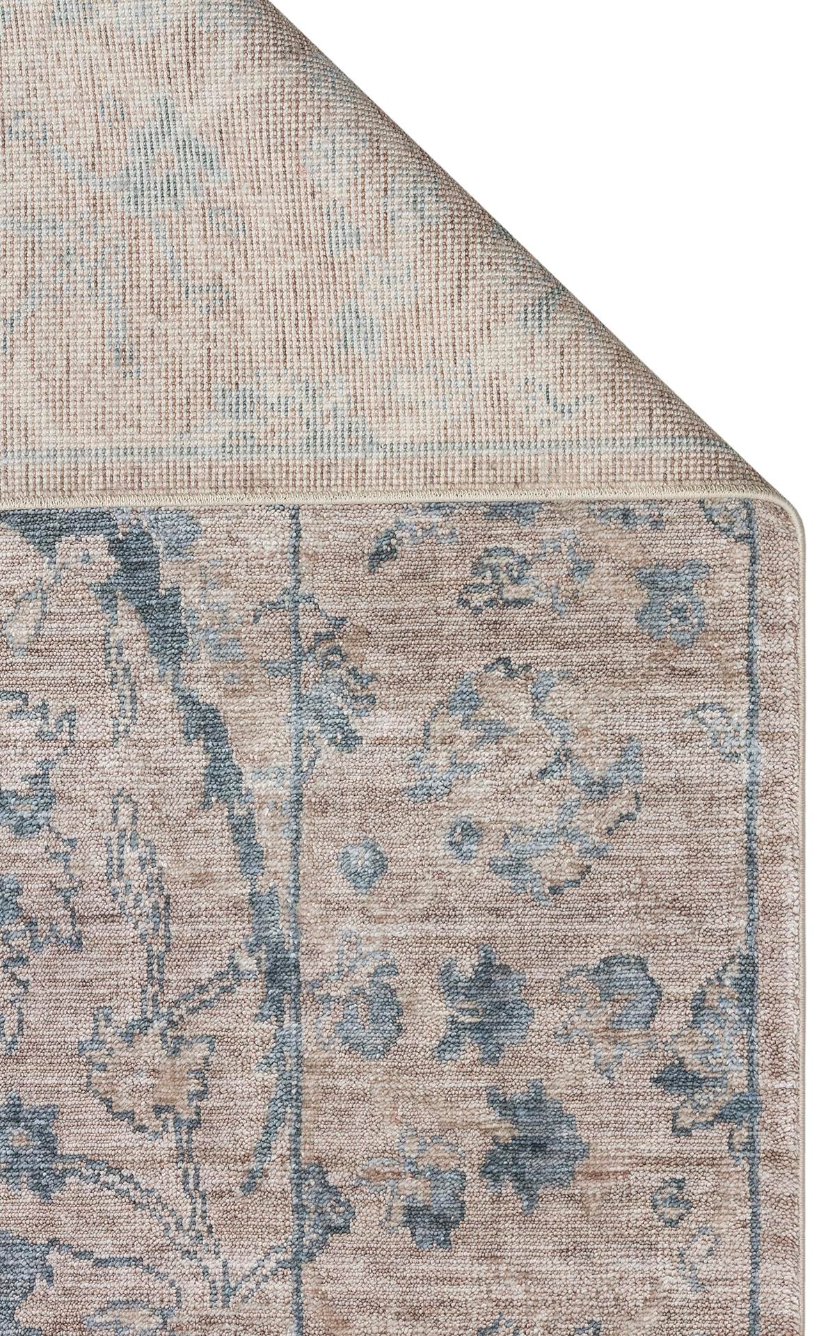 TAFTAN TF 07 VIZON SKY  Pakistan Overdyed Tarzı Özel Hav Vermeyen ve El Emeği ile Özel Tezgahlarda Üretilen Uşak Halısı